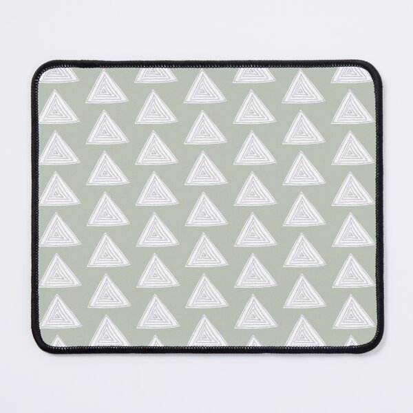 Item preview, Silver triangle pattern | light sage green triangle pattern designed and sold by lausn.