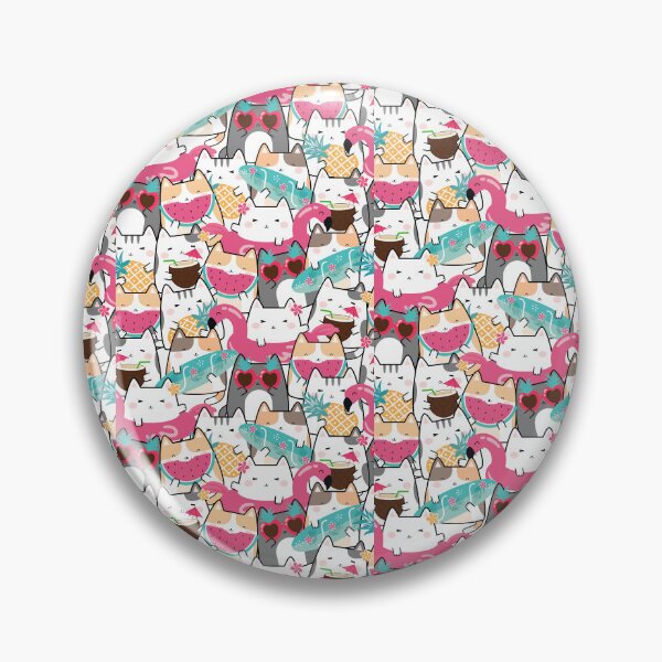 Aperçu de l'œuvre summertime fun 2022, enjoy summertime beach 2022 for cat lovers créée et vendue par Nicedeco.