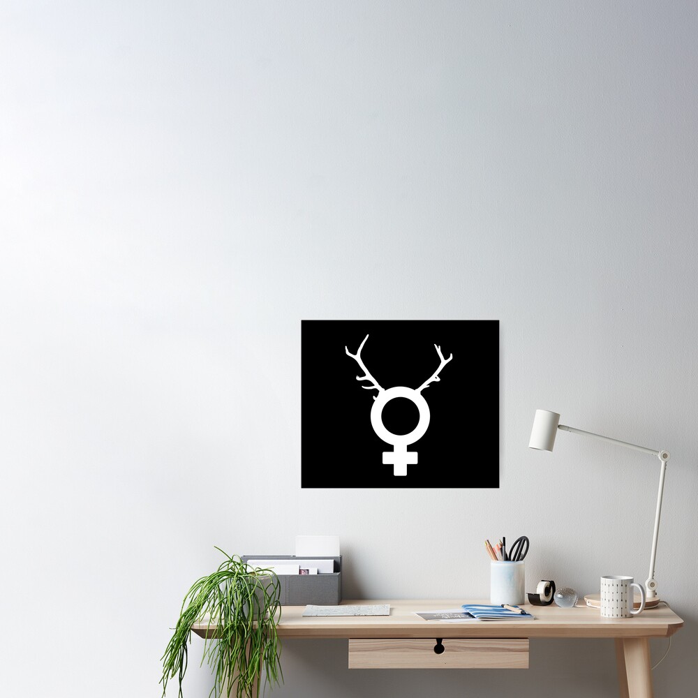 Cuckquean Symbol Poster For Sale By Urbanskill Redbubble