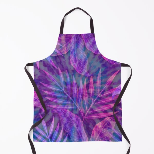 Item preview, watercolor pink and purple neon exotic pattern designed and sold by Beeroclock.