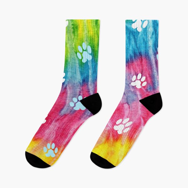 Item preview, fun colorful liquid background with dog and cat paw print designed and sold by Beeroclock.