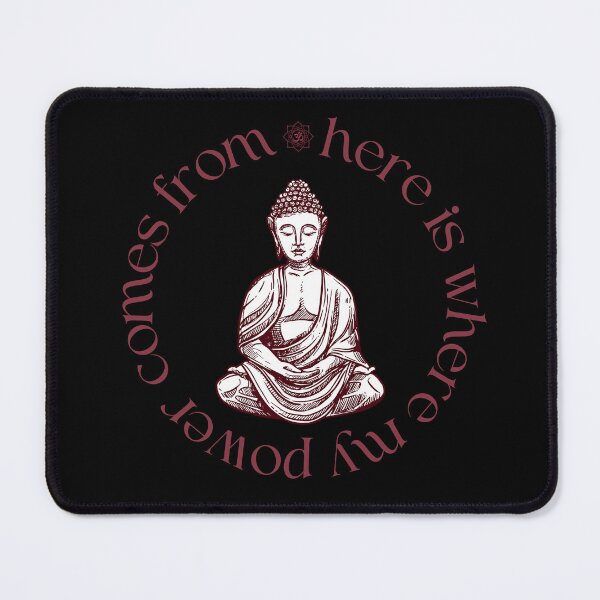Item preview, Meditating Buddha Power Throw Blanket designed and sold by MagicWolfStar.
