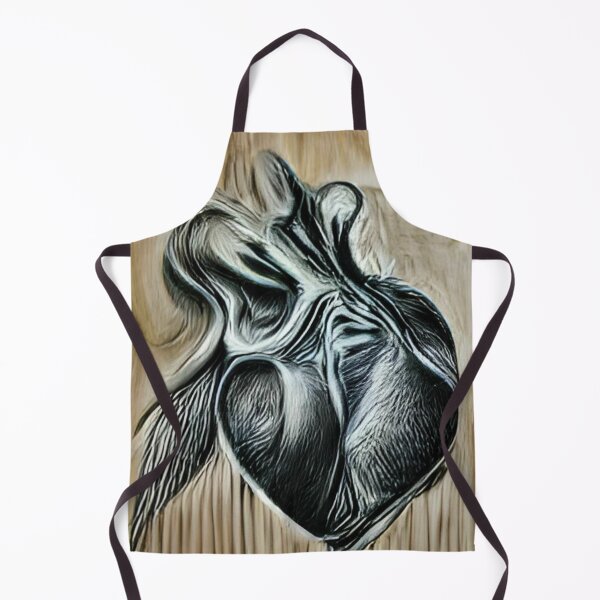 Item preview, heart charcoal on wood black, white and brown designed and sold by Surrealarts727.