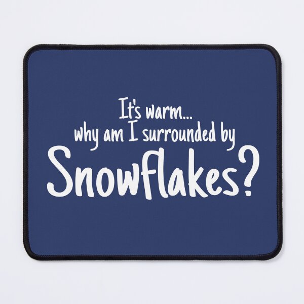 Item preview, It's warm... why am I surrounded by Snowflakes? designed and sold by VinMoll.