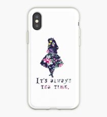 Alice floral designs - Always tea time iPhone Case