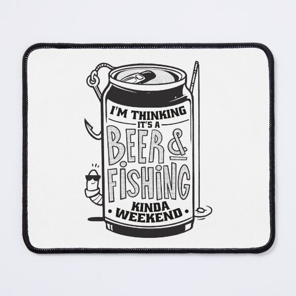 Item preview, funny sayings: beer and fishing weekend - gift for anglers designed and sold by JanooFactory.