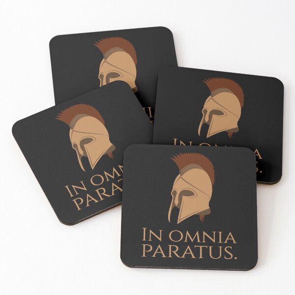 Item preview, Motivational Latin Quote - Omnia Paratus - Prepared In All Things - Ready For Anything designed and sold by Styrman.