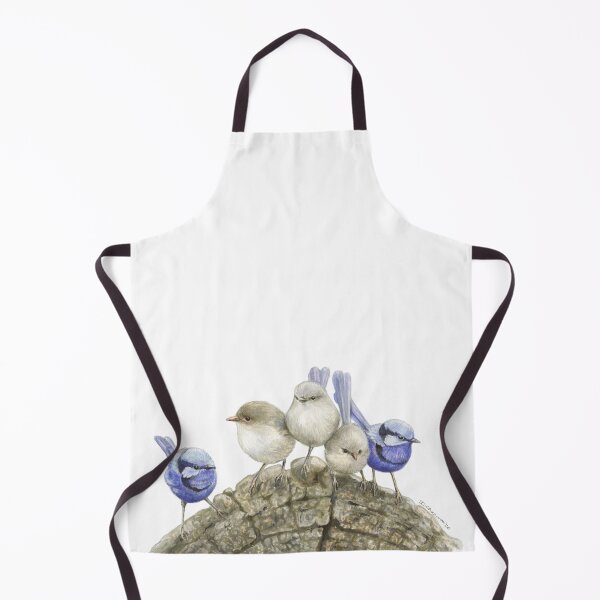 Item preview, Blue wrens (Malurus splendens) designed and sold by RedCloudDesign.
