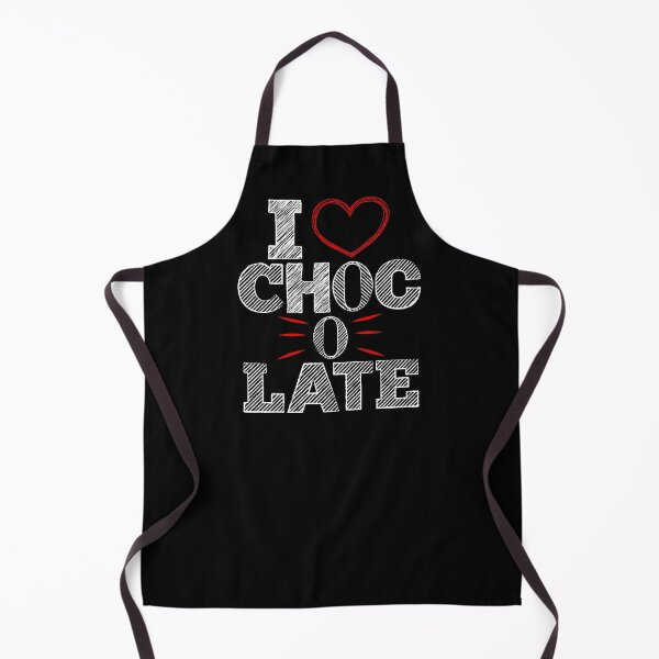 Item preview, I Love Chocolate Design - White and Red designed and sold by CreativNode.