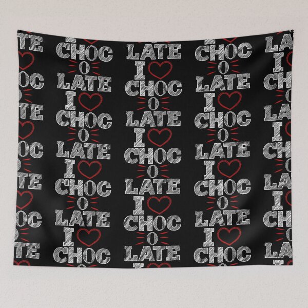 Item preview, I Love Chocolate Design - White and Red designed and sold by CreativNode.