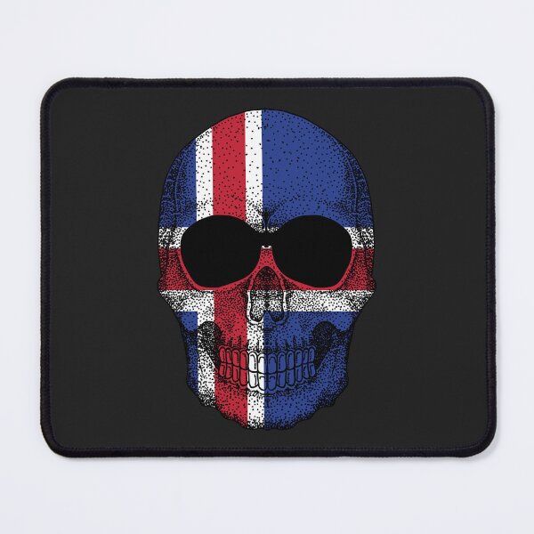 Item preview, Iceland flag Skull designed and sold by pretty4u.