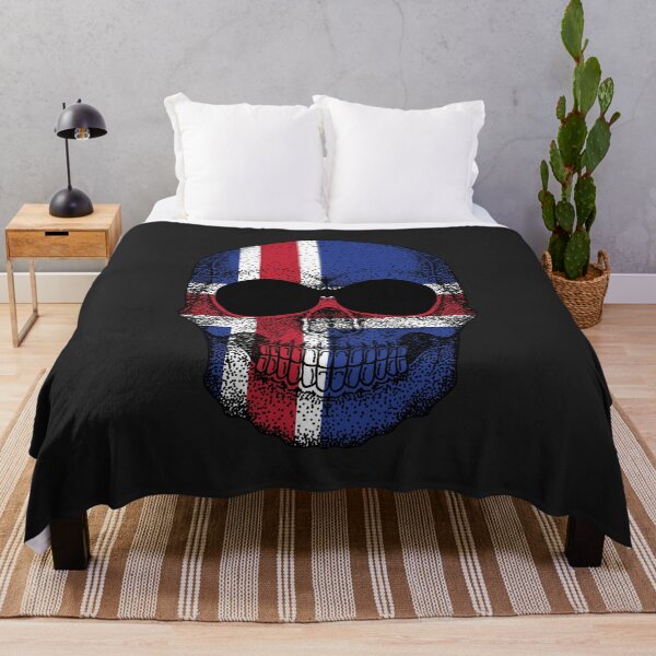 Item preview, Iceland flag Skull designed and sold by pretty4u.