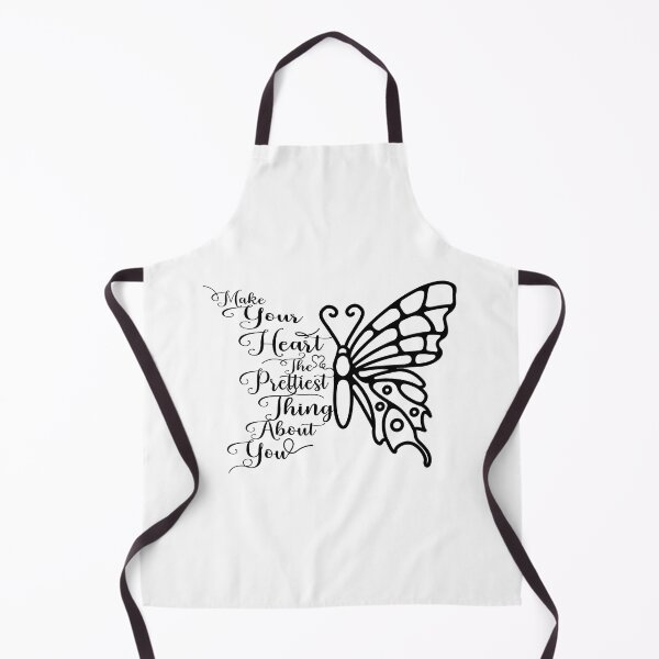 Item preview, Make Your Heart The Prettiest Thing About You, Cute Butterfly Graphic, Funny Women Motivational for mom, woman, girls designed and sold by NiceSpot.