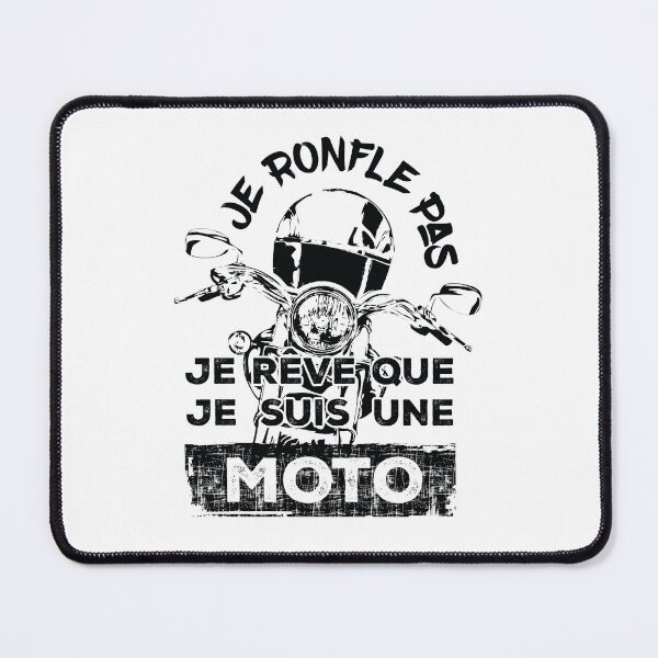 Item preview, Je ronfle pas, je rêve que je suis une moto - Noir designed and sold by F440.