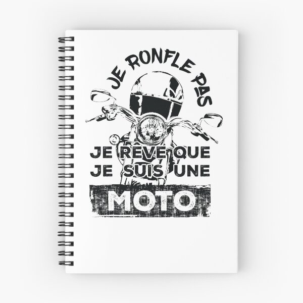 Item preview, Je ronfle pas, je rêve que je suis une moto - Noir designed and sold by F440.