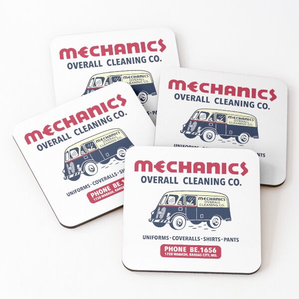Item preview, MECHANICS OVERALL CLEANING CO. designed and sold by BUNNYROBBER.