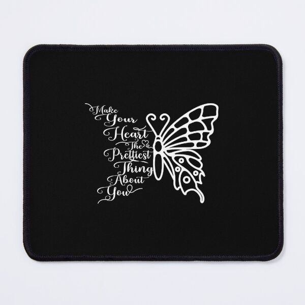 Item preview, Make Your Heart The Prettiest Thing About You,  Cute Butterfly Graphic,  Funny Women Motivational for mom, woman, girls designed and sold by NiceSpot.
