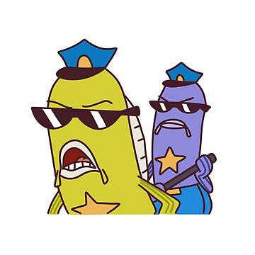 Artwork thumbnail, Fish Police by Daja Hall