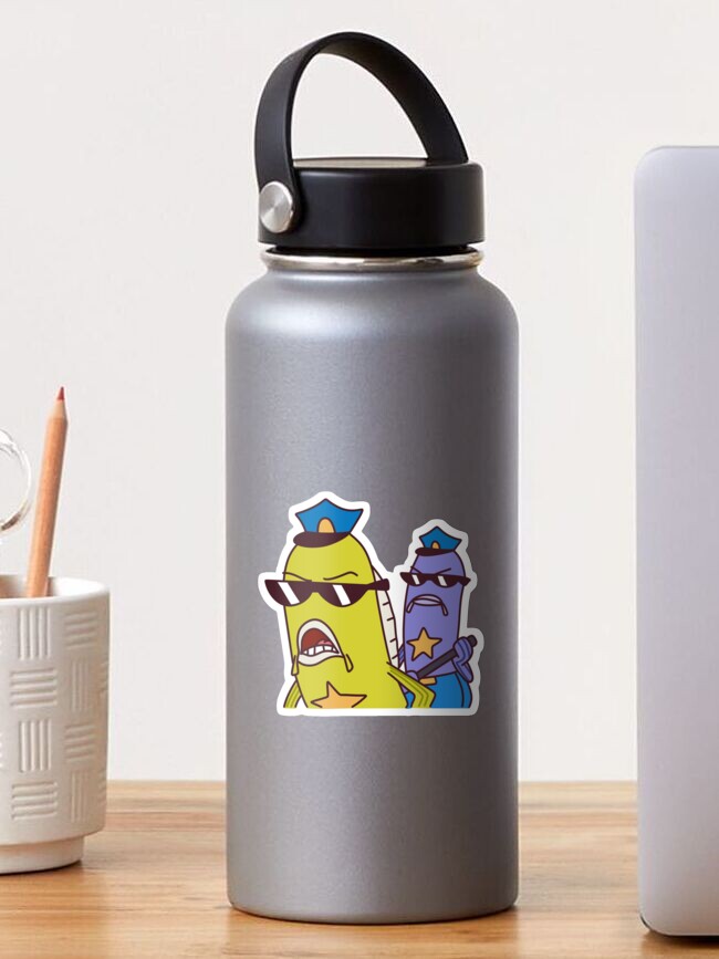Thumbnail 1 of 3, Sticker, Fish Police designed and sold by VinylPatch.