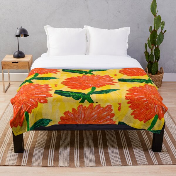 Artikelvorschau, Orange Gänseblümchen Sonnenschein entworfen und verkauft von Ruth Breen Artwork .