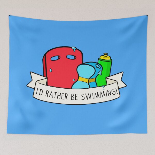 Item preview, I'd Rather Be Swimming designed and sold by BaconPancakes21.