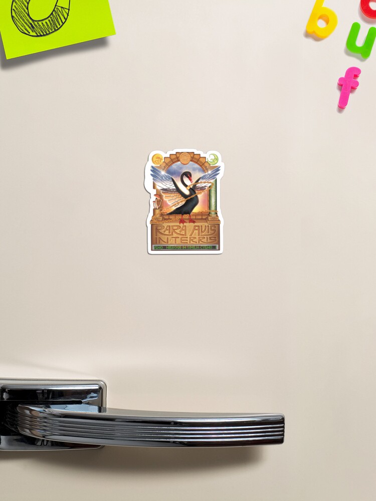Thumbnail 1 of 3, Magnet, Black Swan designed and sold by steg0saurus.