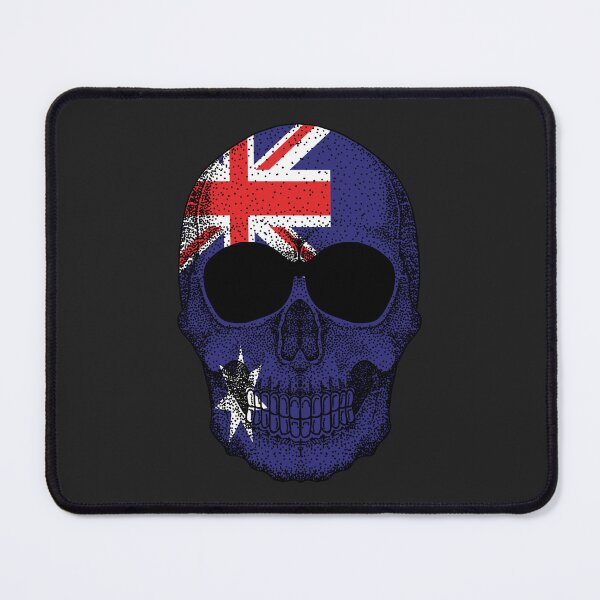 Item preview, Skull Australia flag designed and sold by pretty4u.