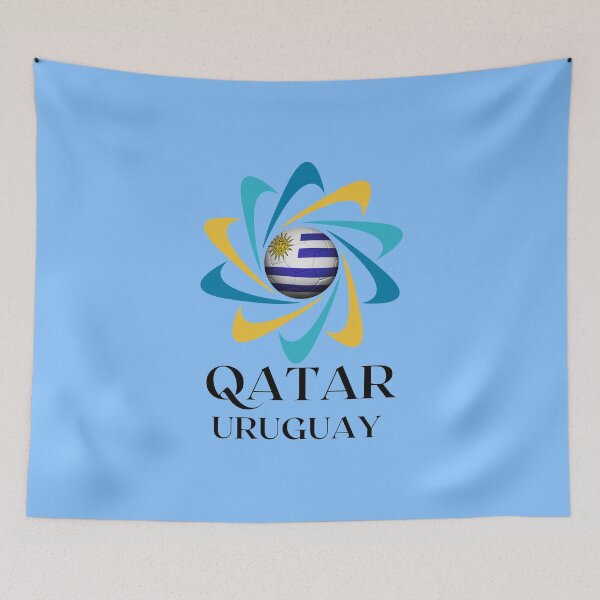 Item preview, Qatar Football soccer team Uruguay  designed and sold by DesignsbyMona.