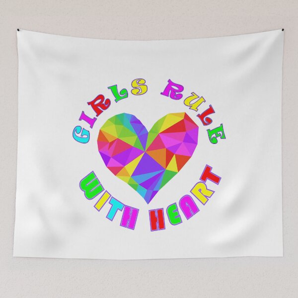 Item preview, Girls rule with pretty hearts designed and sold by BreezeTeeze.