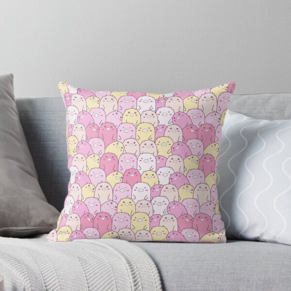 Item preview, Pigs Pattern Design Pillows Cushions - Home Furnishings - Interior Design designed and sold by Neolithic15.