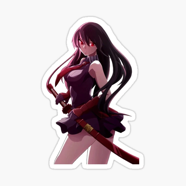 Leone Akame Ga Kill 01 Weatherproof Anime Sticker 6 Car Decal