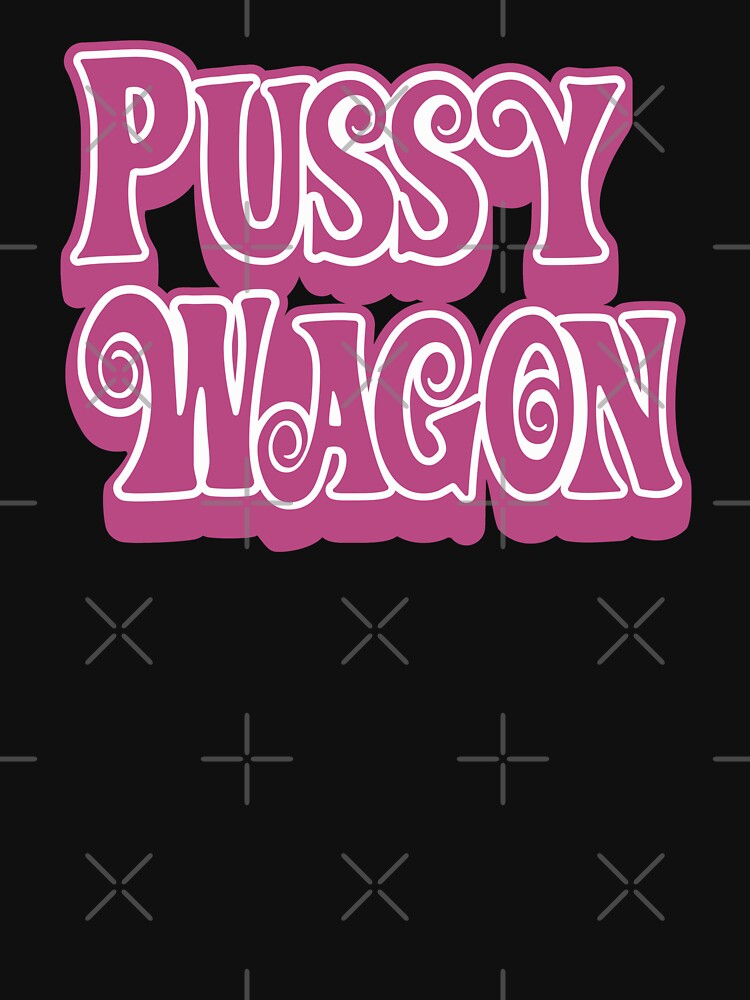 "Pussy Wagon Magenta Logo" Tshirt for Sale by Purakushi Redbubble