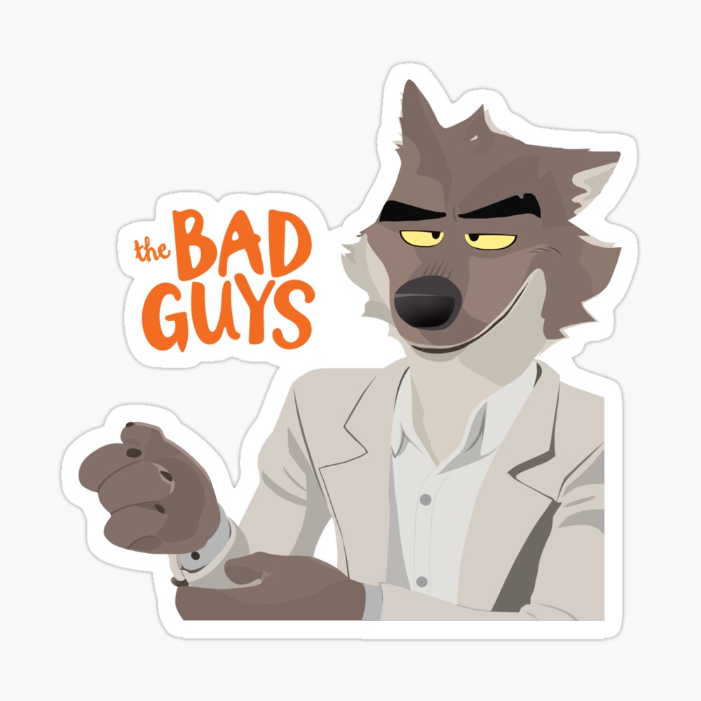 The Bad Guys - Mr. Wolf sticker - DreamWorks