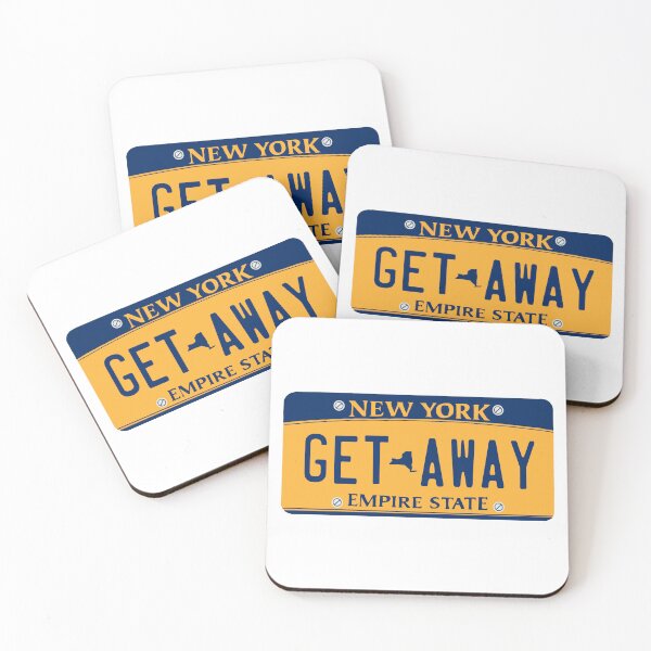 Item preview, Get away car license plate  designed and sold by palmwooddesigns.