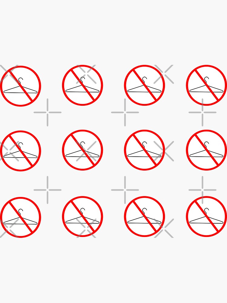 "Pro Choice Coat Hanger Never Again Sticker Pack" Sticker for Sale by