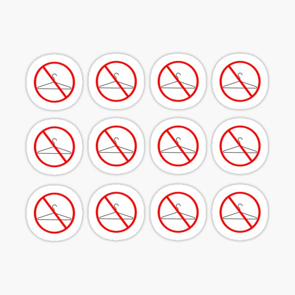 "Pro Choice Coat Hanger Never Again Sticker Pack" Sticker for Sale by
