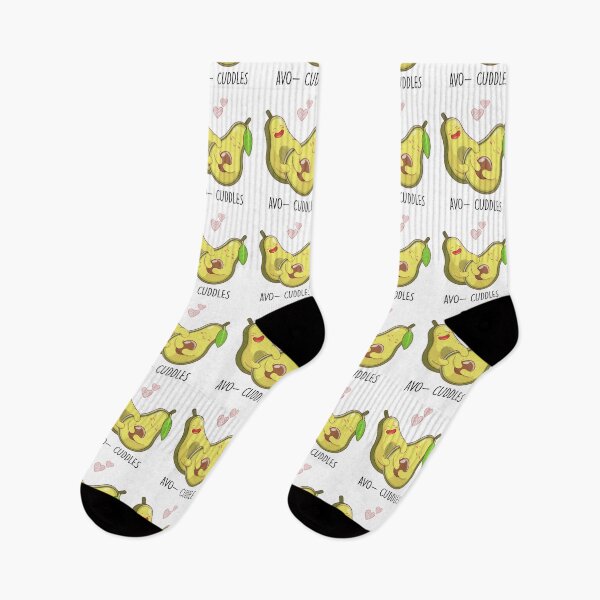Item preview, Avo-cuddles pun, funny kawaii avocado fruit design idea vegan gift for couples, women, girls  designed and sold by NiceSpot.