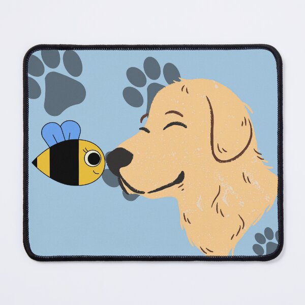 Item preview, dog stung by a bee, Friendly dog and bee designed and sold by dineshshop1.