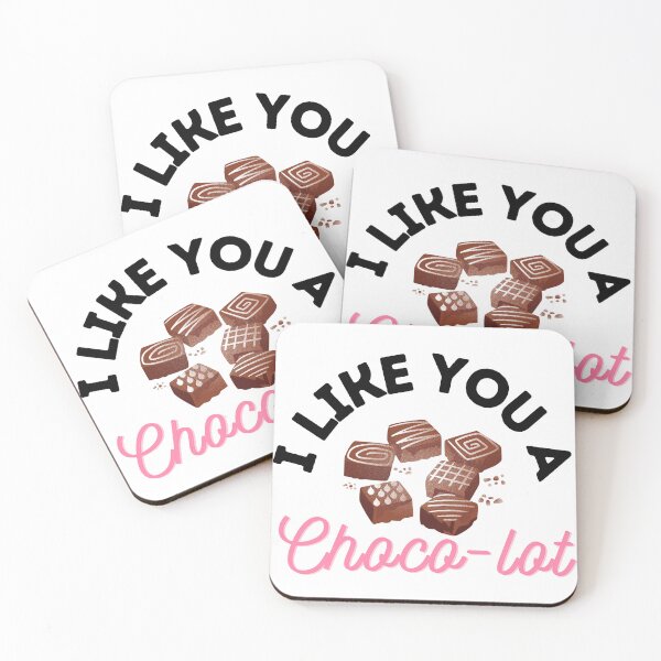 Item preview, Chocolate Pun: I Like You a Choco-lot Design designed and sold by CreativNode.