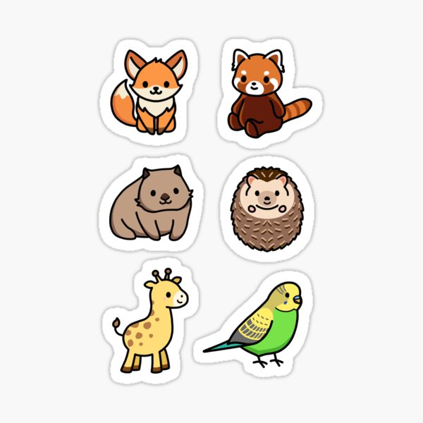 Artikel-Vorschau von Süße Tiere, designt und verkauft von littlemandyart.