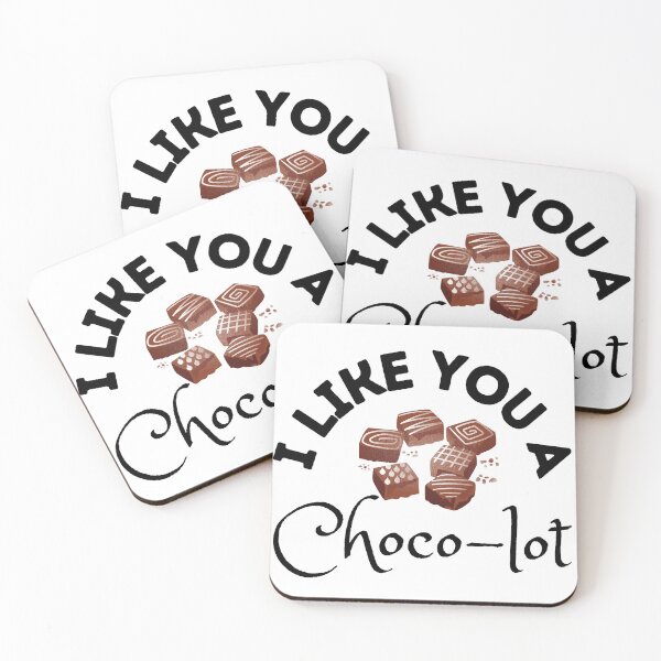 Item preview, Chocolate Pun: I Like You a Choco-lot Design designed and sold by CreativNode.