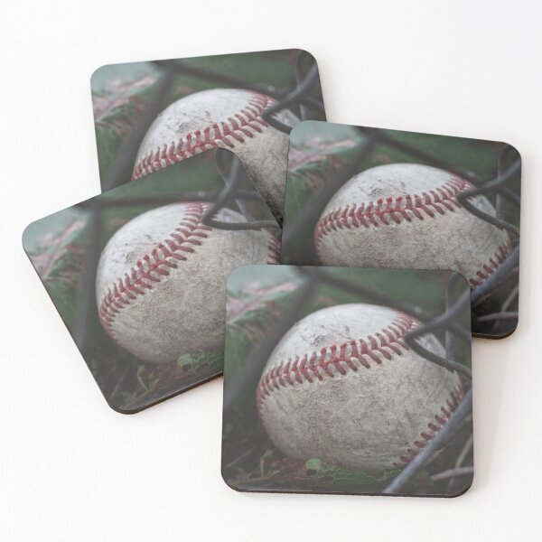Item preview, Old Baseball Behind a Fence designed and sold by pocketurtle.