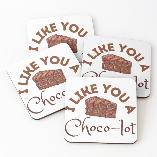 Item preview, Chocolate Pun: I Like You a Choco-lot Design designed and sold by CreativNode.