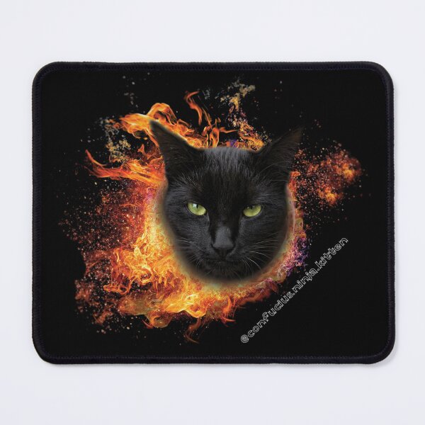 Item preview, flaming ninja designed and sold by ConfuciusNinja.