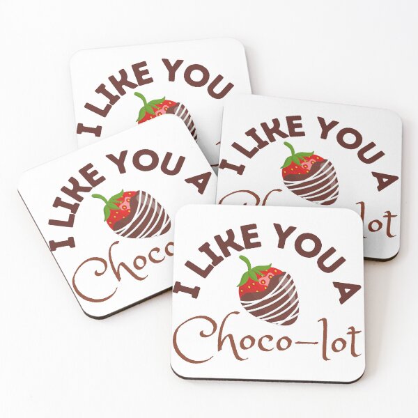 Item preview, Chocolate Pun: I Like You a Choco-lot Design designed and sold by CreativNode.