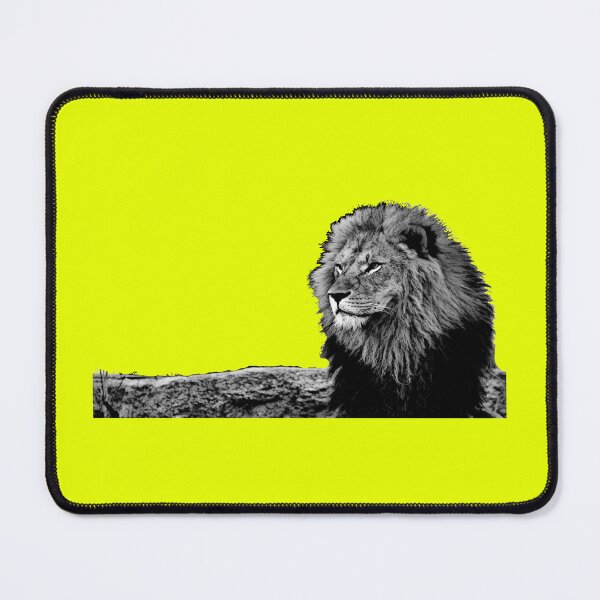Item preview, black and white lion designed and sold by kaliguli.