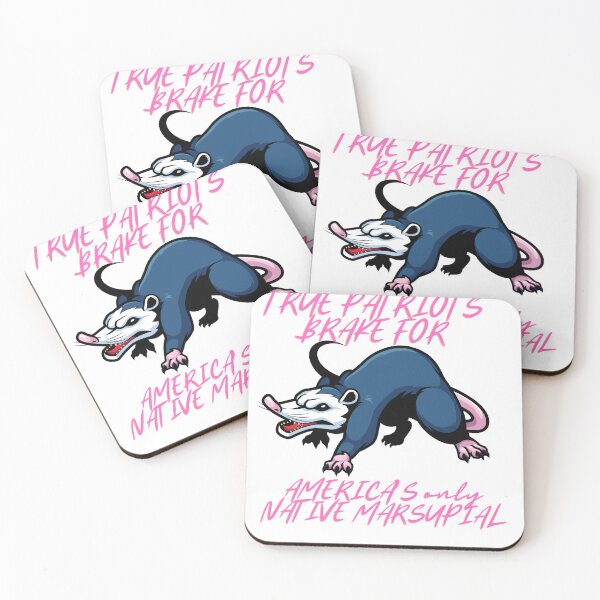 Item preview, TRUE PATRIOTS BRAKE FOR  AMERICA'S only NATIVE MARSUPIAL designed and sold by Ssimo30.