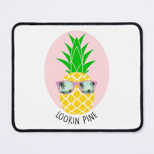 Item preview, lookin pine pineapple pun, funny kawaii pineapple fruit design idea vegan gift for men, women, girls, boys designed and sold by NiceSpot.