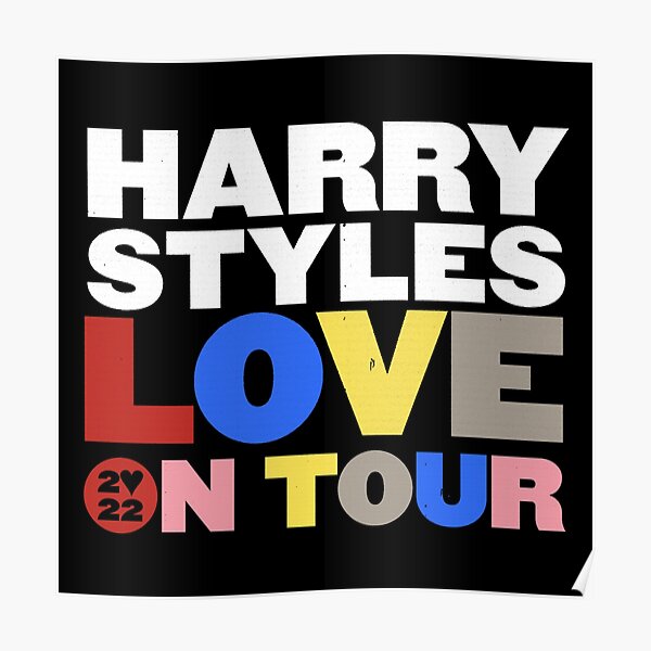 Harry Styles Love On Tour 2022 Official Poster Lithograph Town 2941