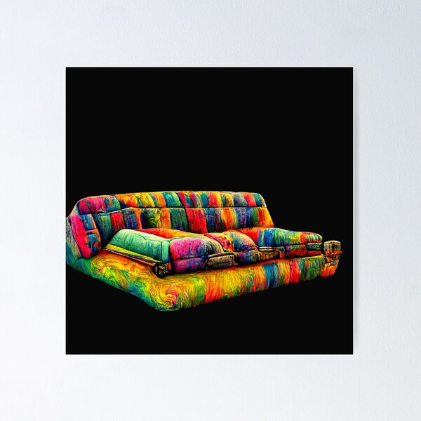 Item preview, Rainbow Couch designed and sold by selfreference2.